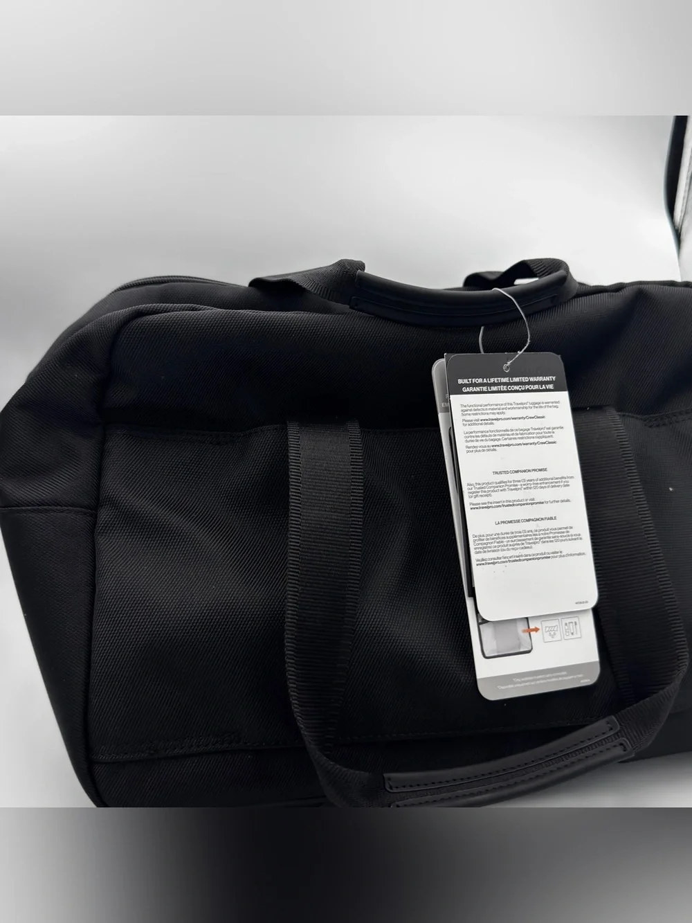 Travelpro Crew Classic Softside Luggage, Underseat Travel Tote Bag Laptop Brief